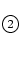 \vbox{\kern3pt\textcircled{{\scriptsize{2}}}}