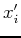$ x^\prime_i$