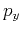 $ p_y$