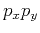$ p_x p_y$