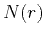 $N(r)$