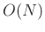 $O(N)$