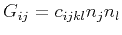 $\displaystyle \left[\mathbf{G}-\rho v^2 \mathbf{I} \right]\mathbf{a} = 0~,$