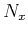 $ M \ll N_x$