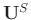 $\mathbf{U}^S$