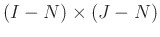 $(I-N)\times(J-N)$