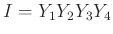 $I=Y_1 Y_2 Y_3 Y_4$