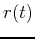 $ r(t)$