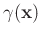 $\gamma(\mathbf{x})$