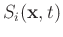 $S_i(\mathbf{x},t)$
