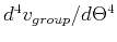 $ d^4v_{group}/d\Theta^4$