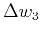 $ \Delta w_3$