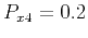 $ P_{x4}=0.2$