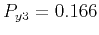 $ P_{y3}=0.166$