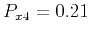 $ P_{x4}=0.21$