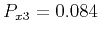 $ P_{x3}=0.084$