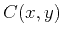 $\displaystyle C(x,y)$