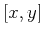 $ {[x,y]}$