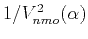 $ 1/V^2_{nmo}(\alpha)$