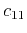 $ c_{11}$