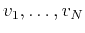 $ v_1,\ldots,v_N$