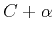 $C+\alpha$