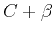 $C+\beta$