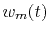 $ w_m(t)$