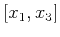 $[x_1,x_3]$