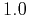 $1.0 $