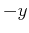 $\displaystyle -y_$