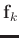 $\mathbf{f}_k$