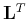 $\mathbf{L}^T$