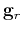 $\mathbf{g}_r$