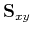 $\mathbf{S}_{xy}$