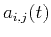 $a_{i,j}(t)$