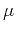 $\mu$