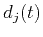 $d_j(t)$