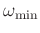 $\omega_{\min}$