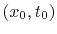 $ (x_0,t_0)$