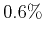 $0.6\%$