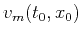 $v_m (t_0,x_0)$