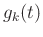 $g_k(t)$