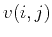 $ v(i,j)$
