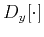 $ D_y[\cdot]$