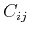 $ C_{ij}$