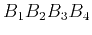 $ B_1B_2B_3B_4$