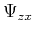 $ \Psi_{zx}$